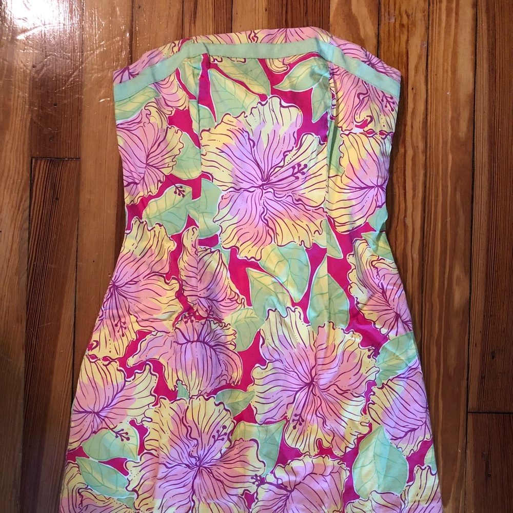 Lilly Pulitzer Strapless Dress - Size 0